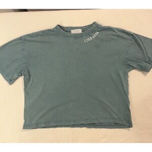 Urban Nation Green Graphic Tee – Motivational Quote Shirt – Size XS Bible Verse